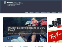 Tablet Screenshot of optykzkontaktami.pl